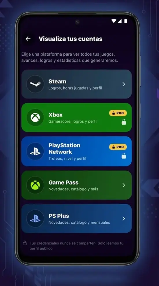 View your Steam, Xbox and PlayStation accounts in Trish